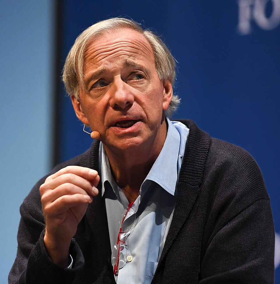 7 November 2018; Ray Dalio, Founder, Co-Chief Investment Officer & Co-Chairman, Bridgewater Associates on the Forum Stage during day two of Web Summit 2018 at the Altice Arena in Lisbon, Portugal. Photo by Harry Murphy/Web Summit via Sportsfile / Creative Commons Attribution 2.0